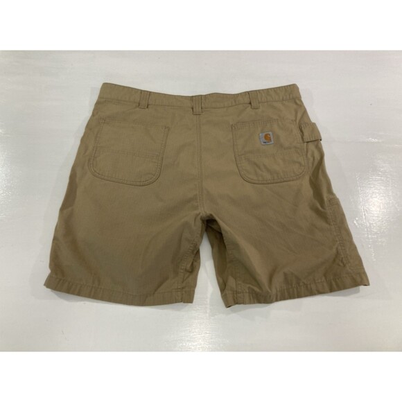 Carhartt Men’s 42 Tan Ripstop Cargo Shorts Relaxed Fit Workwear Outdoor - Picture 2 of 10